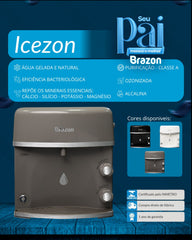 Brazon Icezon - Água Gelada Alcalina Ionizada e Ozonizada - Classe A