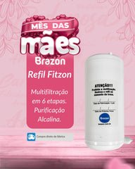 Refil Brazon Fitzon - Jaguar | Elemento Filtrante Alcalino - Original